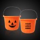 Plastic Halloween Pumpkin Bucket