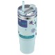 Monza Stainless Steel & Polypropylene Tumbler w/ Straw, 30oz.
