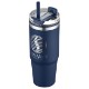 Monza Stainless Steel & Polypropylene Tumbler w/ Straw, 30oz.