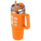 Milo Vacuum Insulated Stainless Steel Mug w/ Straw, 30oz.