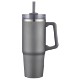Milo Vacuum Insulated Stainless Steel Mug w/ Straw, 30oz.