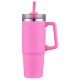 Milo Vacuum Insulated Stainless Steel Mug w/ Straw, 30oz.