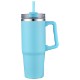 Milo Vacuum Insulated Stainless Steel Mug w/ Straw, 30oz.