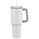 Novo Vacuum Insulated Stainless Steel Mug & Screw-On Can Cooler Combo, 20oz.
