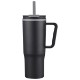Sofia Double-Wall Polypropylene Mug w/ Straw, 30oz.