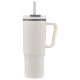 Sofia Double-Wall Polypropylene Mug w/ Straw, 30oz.