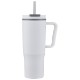 Sofia Double-Wall Polypropylene Mug w/ Straw, 30oz.