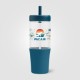 Polar Recycled Plastic Dual Tone Straw Tumbler, 40 oz.