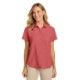 Port Authority® Short Sleeve Polyester UV Dockside Ladies' Shirt