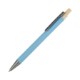 Arundi Recycled Aluminum Ballpoint Pen with Bamboo Plunger
