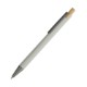 Arundi Recycled Aluminum Ballpoint Pen with Bamboo Plunger