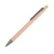 Arundi Recycled Aluminum Ballpoint Pen with Bamboo Plunger