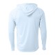 A4® Cooling Performance Poly Long Sleeve Hooded Unisex Tee