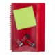 Spiral Notebook w/ Clear Pocket, 5-1/2" x 8-1/2"