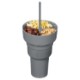 Team 365 1L Recycled PP Stadium Tumbler With Snack Bowl