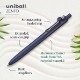 uni-ball® Zento Gel Muted Retractable Pen