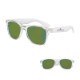 Mirrored Clear Frame Malibu Sunglasses
