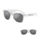 Mirrored Clear Frame Malibu Sunglasses
