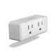Brookstone® Smart Indoor 14A Dual Outlet Plug
