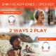 Hypergear Flip 2-in-1 Wireless Headphones & Speaker
