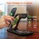 Hypergear Power Fold X-Ray 4-in-1 Foldable Wireless Charging Stand w/ 15W Wireless Fast Charge