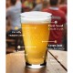 Symglass® Durable Resin Clear Pint Glass, 16oz.