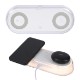 Twin Deck 2-in-1 Wireless Charger w/ Ambient Light