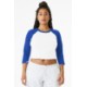 Bella + Canvas® Micro Rib 3/4 Raglan Cotton/Poly Ladies' Baby Tee