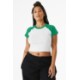 Bella + Canvas® Micro Rib Raglan Cotton/Poly Ladies' Baby Tee