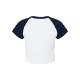 Bella + Canvas® Micro Rib Raglan Cotton/Poly Ladies' Baby Tee