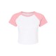 Bella + Canvas® Micro Rib Raglan Cotton/Poly Ladies' Baby Tee