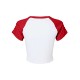 Bella + Canvas® Micro Rib Raglan Cotton/Poly Ladies' Baby Tee