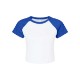 Bella + Canvas® Micro Rib Raglan Cotton/Poly Ladies' Baby Tee