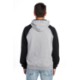 Jerzees® NuBlend® Cotton/Poly Colorblock Raglan Unisex Hoodie Sweatshirt