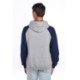 Jerzees® NuBlend® Cotton/Poly Colorblock Raglan Unisex Hoodie Sweatshirt