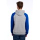 Jerzees® NuBlend® Cotton/Poly Colorblock Raglan Unisex Hoodie Sweatshirt