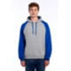 Jerzees® NuBlend® Cotton/Poly Colorblock Raglan Unisex Hoodie Sweatshirt