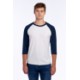 Jerzees® Premium Blend Combed Ring Spun Cotton/Poly 3/4 Sleeve Raglan Unisex Tee