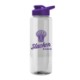 Guzzler Transparent Bottle with Drink thru Lid, 32 oz.