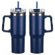 Oceanic Stainless Steel & Polypropylene Mug w/ Color-Matching Handle, 30oz.