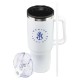 Ohana Stainless Steel & Polypropylene Mug w/ Color-Matching Handle, 40oz.