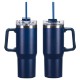 Maestro Vacuum Insulated Stainless Steel Mug w/ Straw, 30oz.