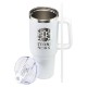 Maverick Vacuum Insulated Stainless Steel Mug w/ Straw, 40oz.