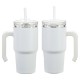 Malibu Vacuum Insulated Stainless Steel Mug w/ Straw, 20oz.