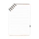 Corner Spiral A5 Bound Journal Book with Bamboo Cover, 6" x 8"