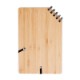 Corner Spiral A5 Bound Journal Book with Bamboo Cover, 6" x 8"