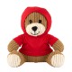 Barry Corduroy Plush Bear w/ Hoodie, 6"