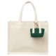 Eco-Friendly Mini Cotton Tote Bag with Cute Charm