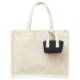 Eco-Friendly Mini Cotton Tote Bag with Cute Charm