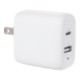 UL Listed 20W Dual USB-A & Type-C Wall Charger